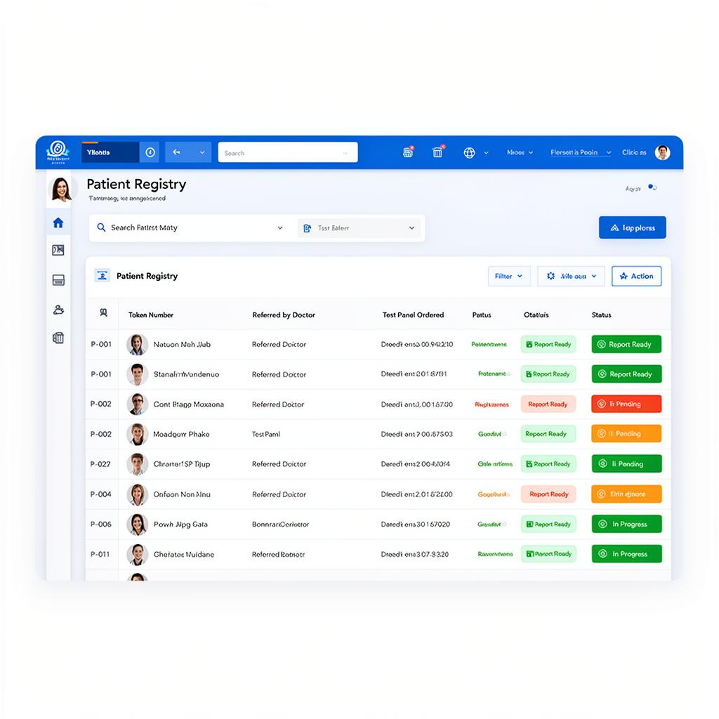 Pathology Patient Registry Dashboard